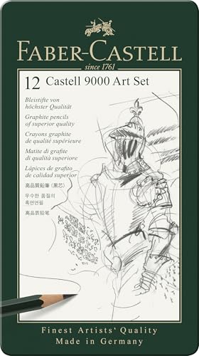 Faber-Castell 119065 - Bleistift Castell 9000, 12er Art Set, Inhalt: 8B - 2H im Sale